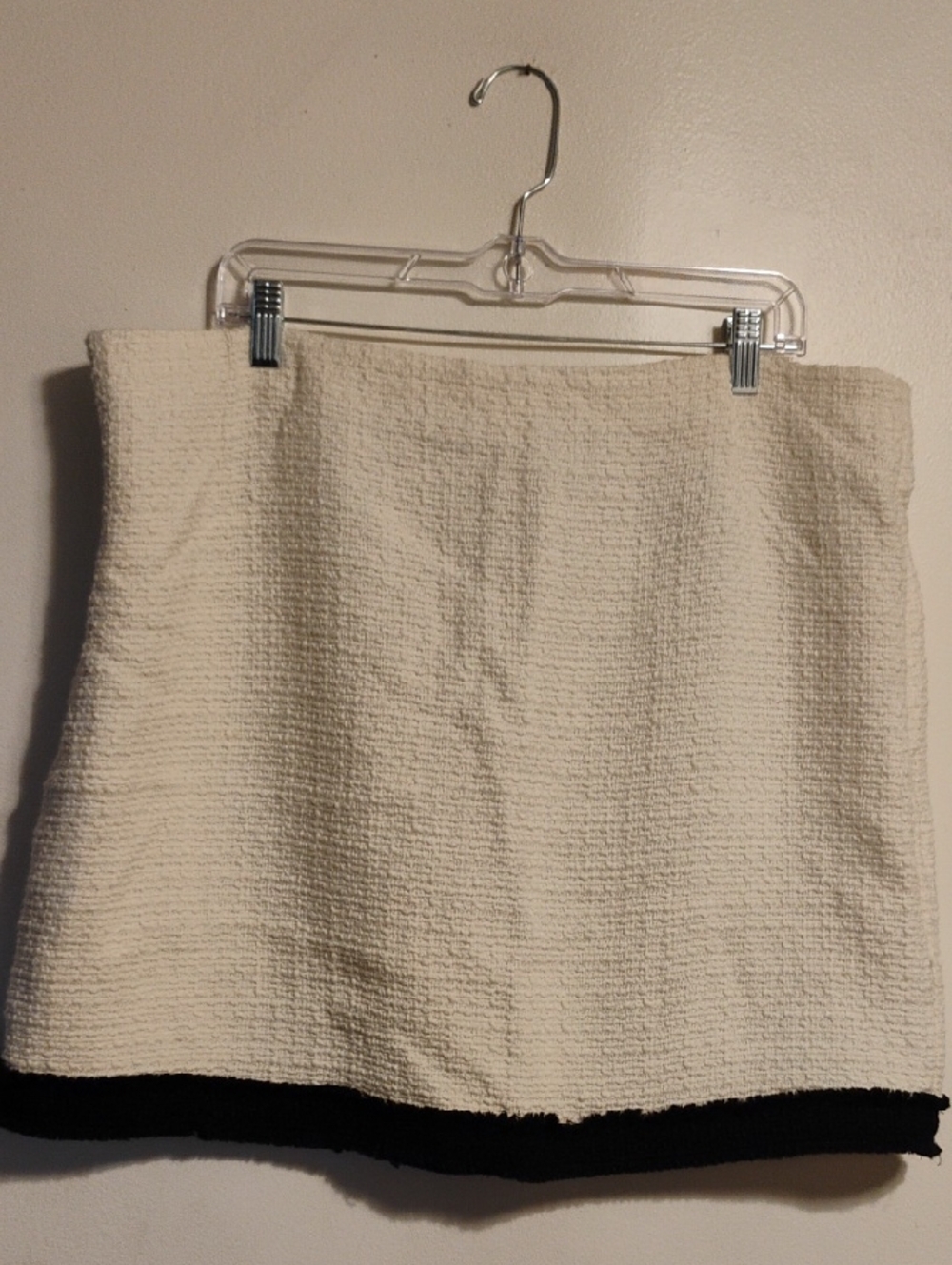 H&M Textured Bouclé Tweed Skirt – Size 18 – NWT – Back Zip